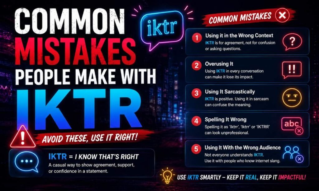 Common Mistakes People Make with IKTR