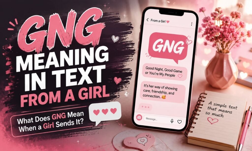 GNG Meaning in Text From a Girl