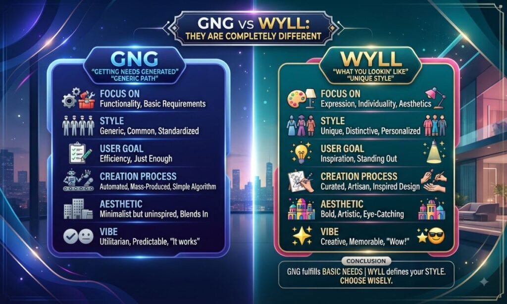 GNG vs WYLL They Are Completely Different