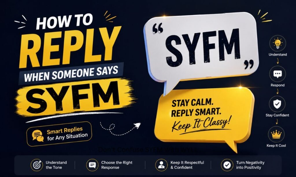 How to Reply When Someone Says SYFM