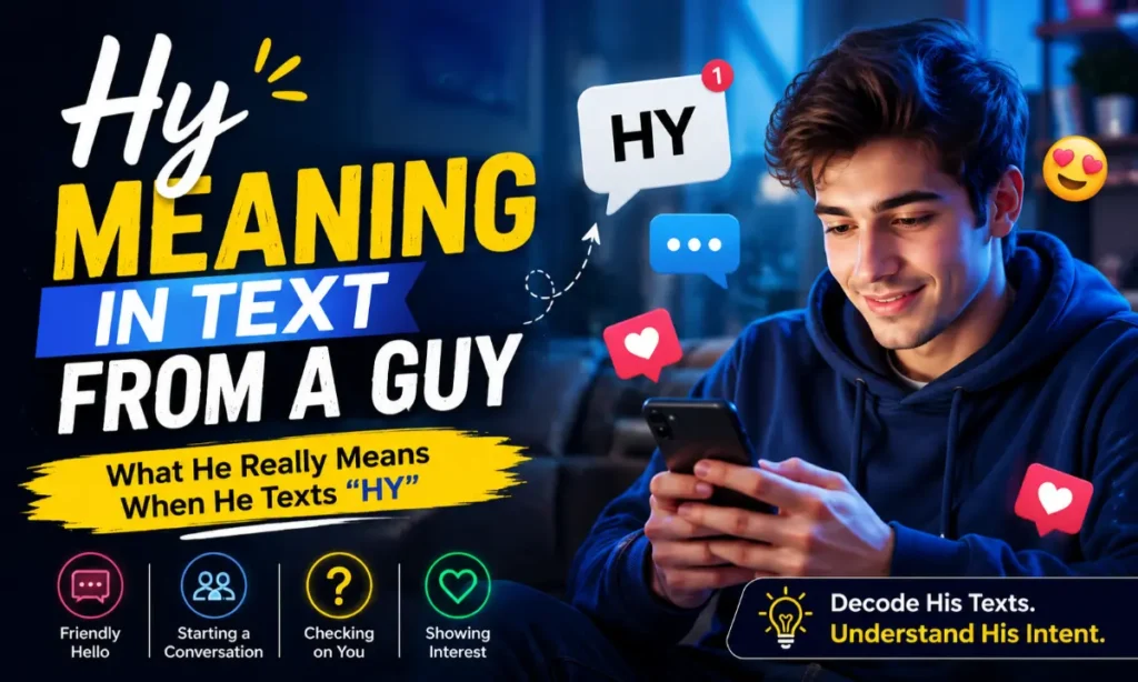 Hy Meaning In Text From A Guy