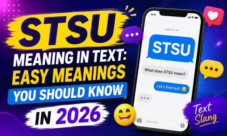 STSU meaning in text 2026