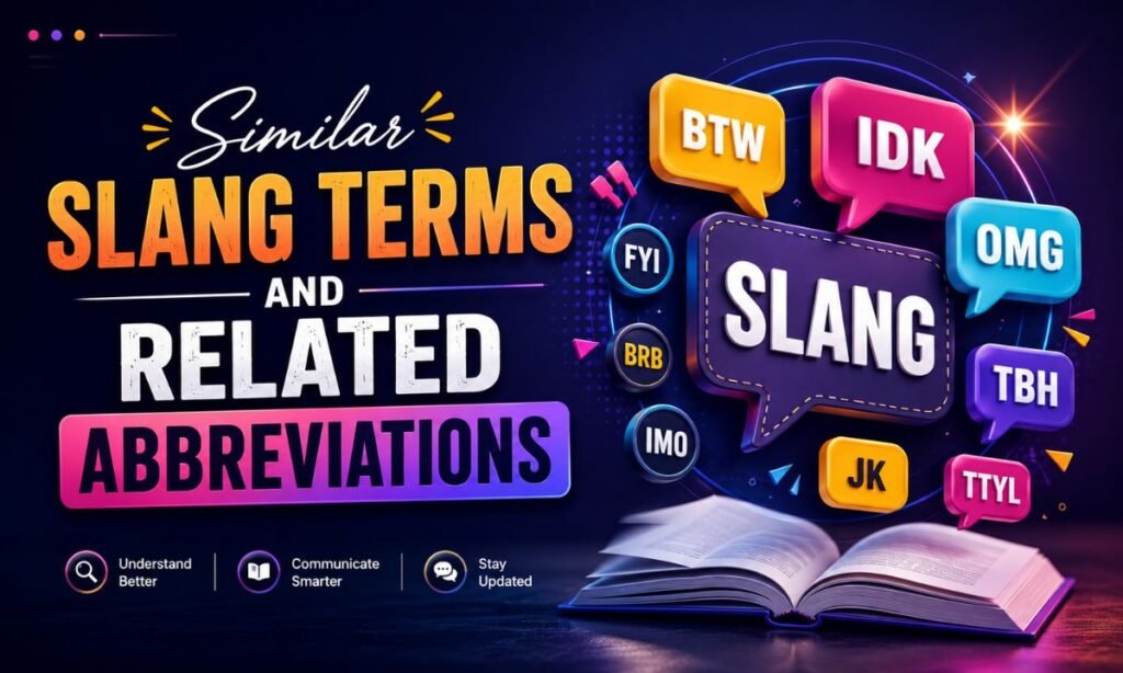 Similar Slang Terms and Related Abbreviations