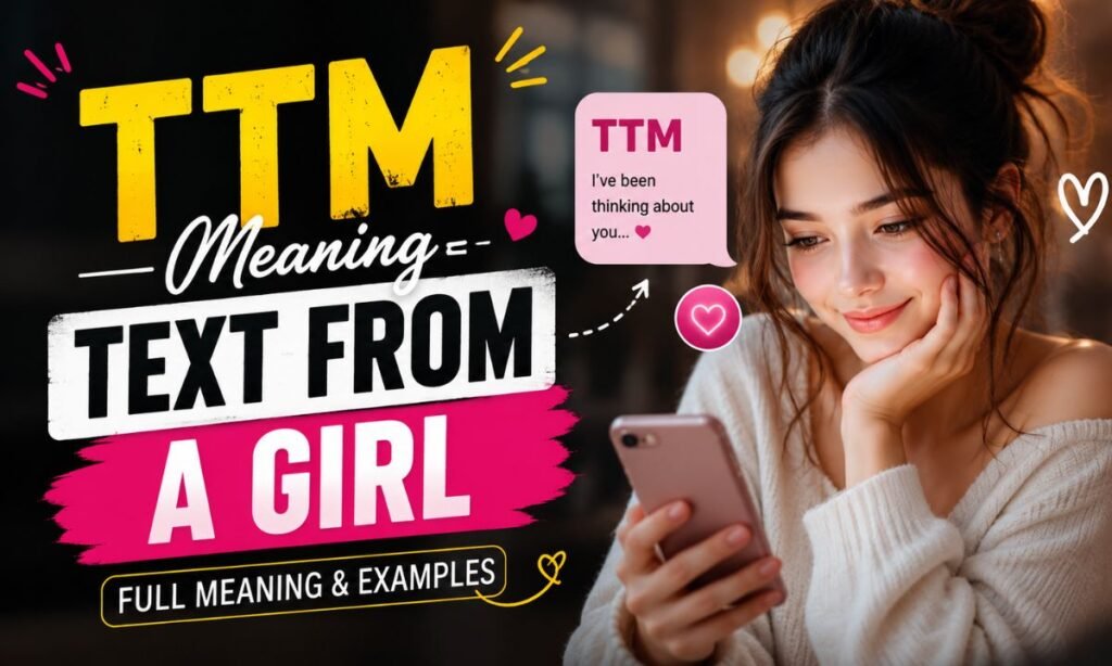 TTM Meaning Text From A Girl
