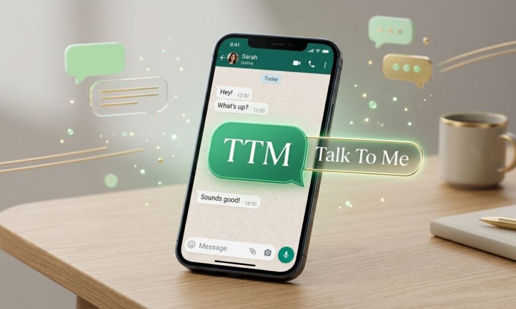 TTM Meaning on WhatsApp