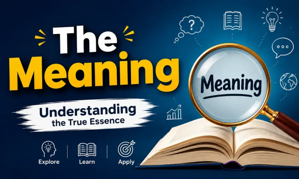 The meaning
