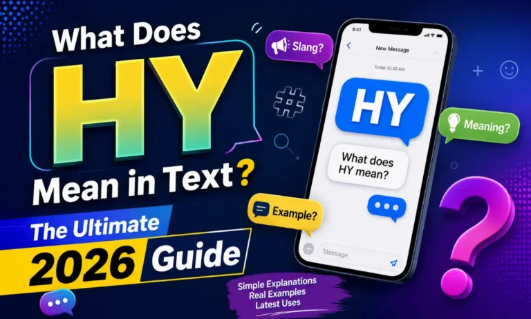 What Does HY Mean in Text? The Ultimate 2026 Guide