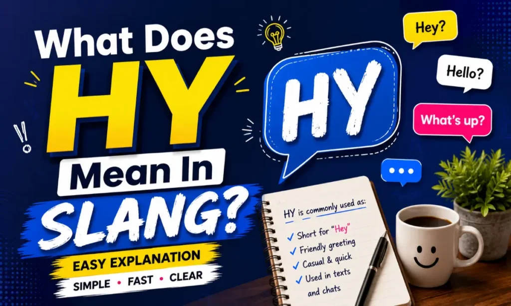 What Does Hy Mean In Slang