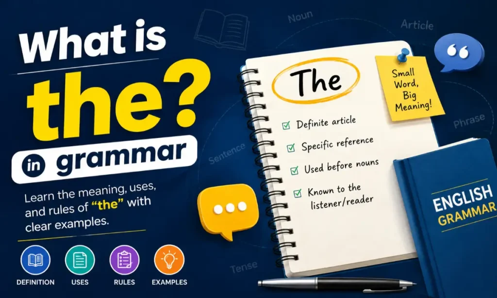 What is the? in grammar