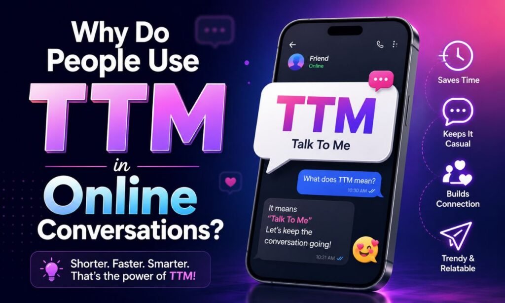 Why Do People Use TTM in Online Conversations?