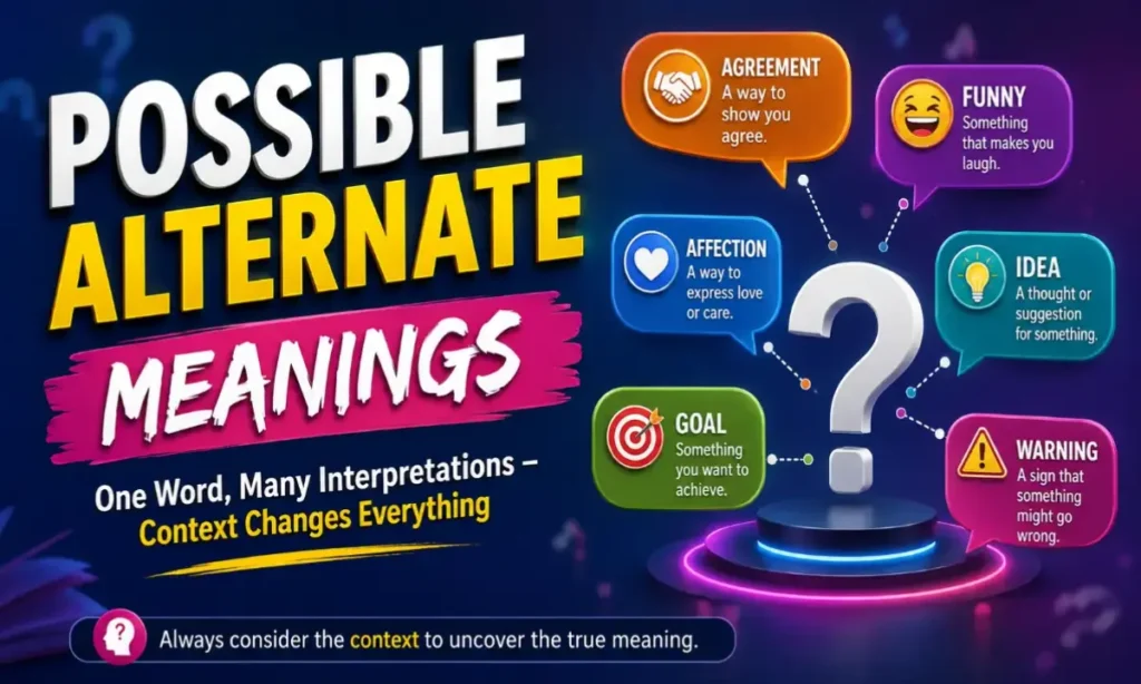 possible alternate