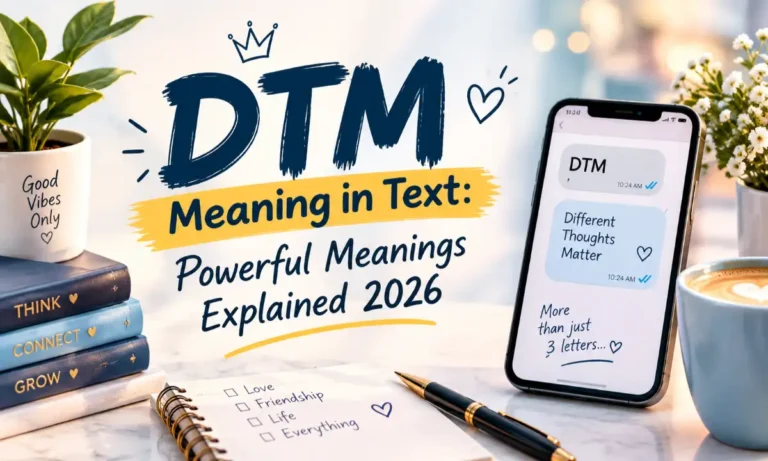 dtm meaning in text 2026