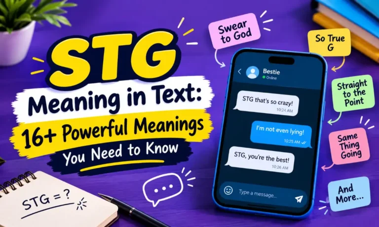 stg meaning in text